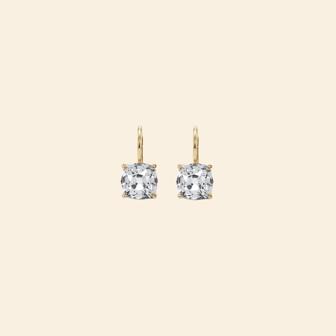 Old Mine Signature Diamond Earrings