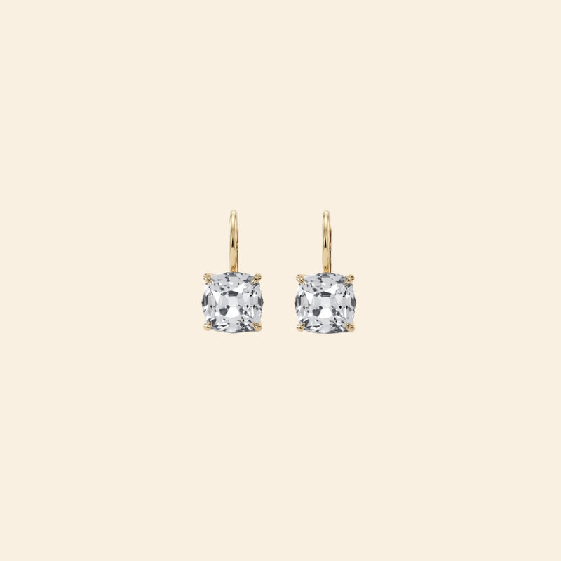 Old Mine Signature Diamond Earrings