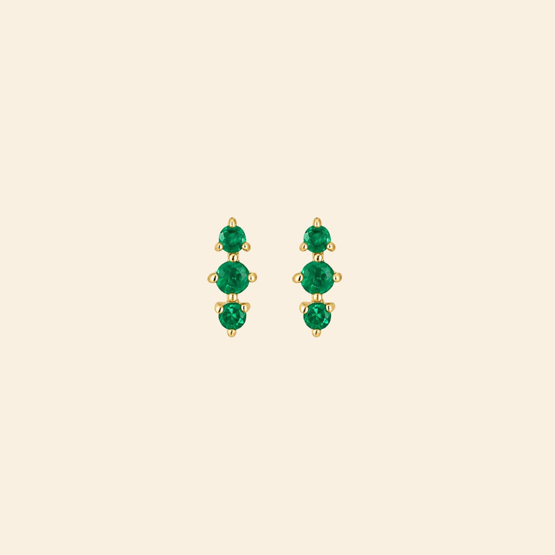 Riviera Emerald Earrings