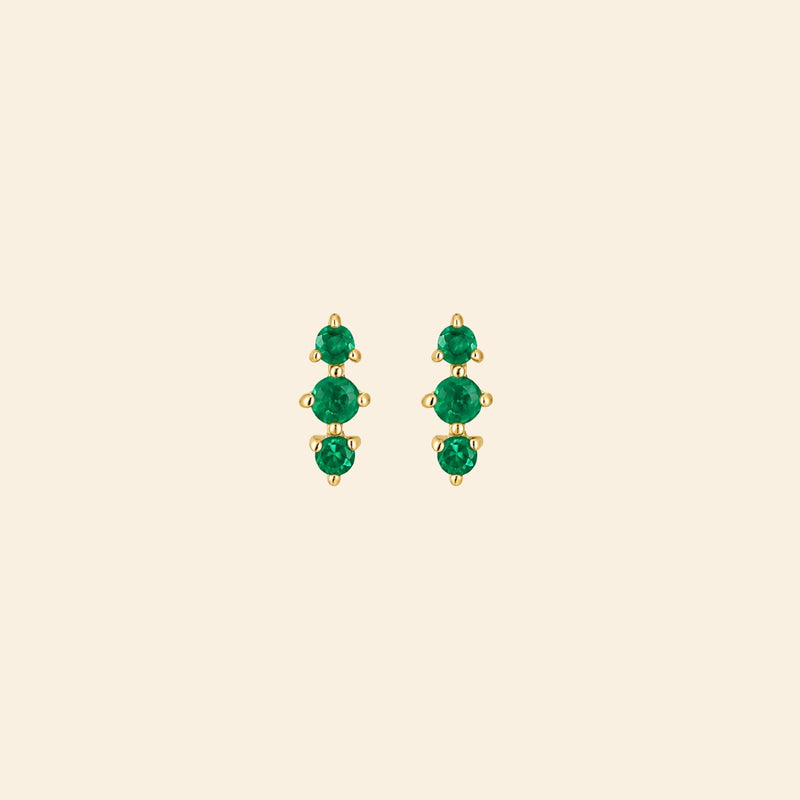 Riviera Emerald Earrings